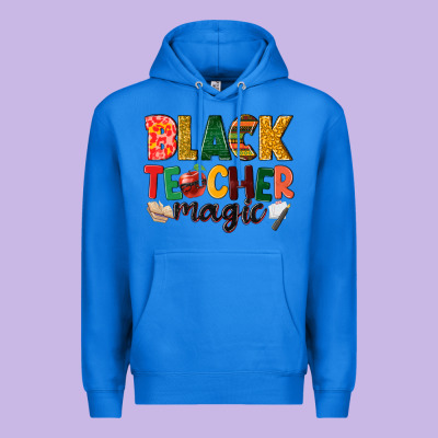 Black Teacher Magic Premium Hoodie Designed By Nancycooperartshop
