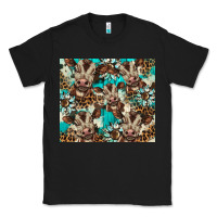 Black western cowhide sunflower baby cow Classic Tee - BarkalooDesign