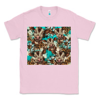 Bubblegum Pink western cowhide sunflower baby cow Classic Tee - BarkalooDesign