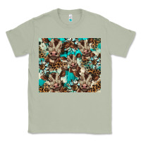 Matcha western cowhide sunflower baby cow Classic Tee - BarkalooDesign