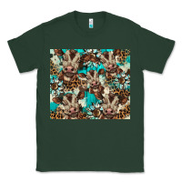 Sports Green western cowhide sunflower baby cow Classic Tee - BarkalooDesign