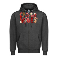 Charcoal Heather baseball vibes Zipper Hoodie - MaliasSmallBusiness
