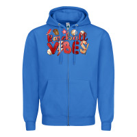 True Royal baseball vibes Zipper Hoodie - MaliasSmallBusiness