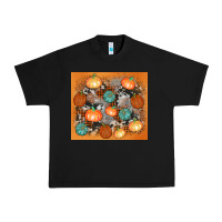 Black cowhide pumpkin Urban Heavy Tee - AdoDesignShop