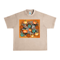 French Oak cowhide pumpkin Urban Heavy Tee - AdoDesignShop