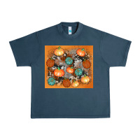 Midnight Navy cowhide pumpkin Urban Heavy Tee - AdoDesignShop