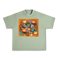 Oil Green cowhide pumpkin Urban Heavy Tee - AdoDesignShop