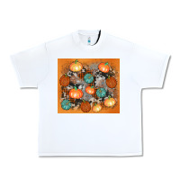 White cowhide pumpkin Urban Heavy Tee - AdoDesignShop