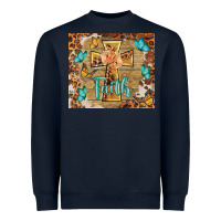 Navy faith cross Heavyweight Sweatshirt - BarkalooDesign