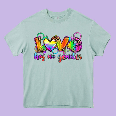 Love Has No Gender Heavy Core Tee Designed By Zillion Design Studio