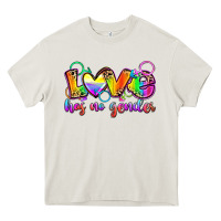 Cream love has no gender Heavy Core Tee - Zillion Design Studio