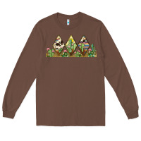 Chestnut cactus cowhide serape Long Sleeve Tee - JahusDesignShop
