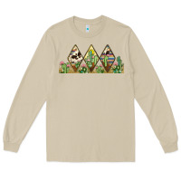 Mushroom cactus cowhide serape Long Sleeve Tee - JahusDesignShop