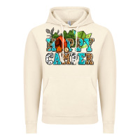 Vintage Artic happy camper with trees and map Vintage Hoodie - AdoDesignShop