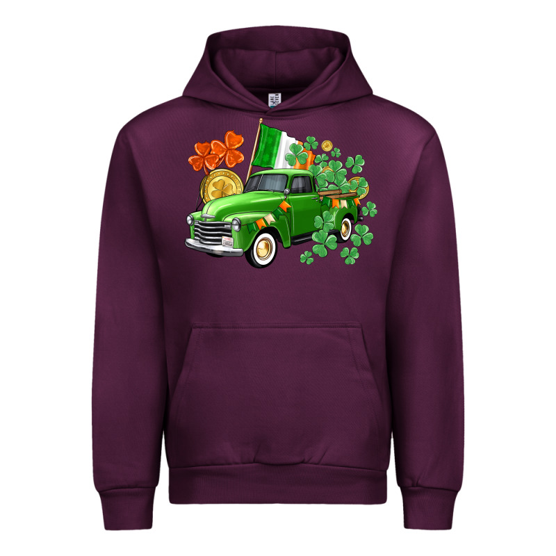 Western St. Patrick's Day Truck Urban Hoodie by CowGirlArtShop | Teevron