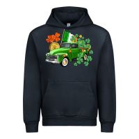 Navy Western St. Patrick's Day truck Urban Hoodie - CowGirlArtShop