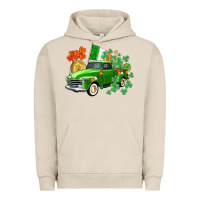 Pigment French Oak Western St. Patrick's Day truck Urban Hoodie - CowGirlArtShop