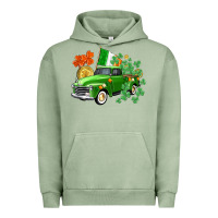 Pigment Oil Green Western St. Patrick's Day truck Urban Hoodie - CowGirlArtShop