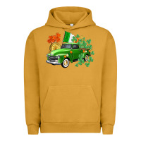 Pigment Peanut Butter Western St. Patrick's Day truck Urban Hoodie - CowGirlArtShop