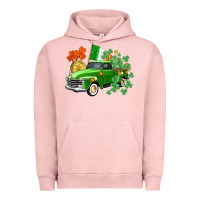 Pigment Salmon Western St. Patrick's Day truck Urban Hoodie - CowGirlArtShop