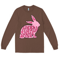 Chestnut happy easter rabbit Long Sleeve Tee - MaliasSmallBusiness