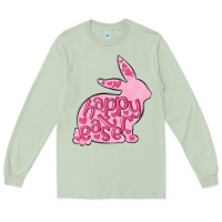 Matcha happy easter rabbit Long Sleeve Tee - MaliasSmallBusiness