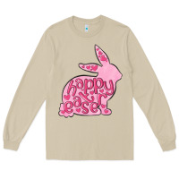 Mushroom happy easter rabbit Long Sleeve Tee - MaliasSmallBusiness