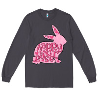 Smoke happy easter rabbit Long Sleeve Tee - MaliasSmallBusiness