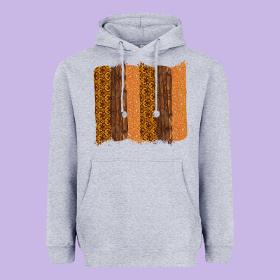 Western Wood Glitter Vintage Pattern Heavyweight Hoodie Designed By Bettercallsaul