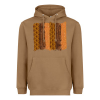 Toasted Coconut Western Wood Glitter Vintage Pattern Heavyweight Hoodie - Bettercallsaul
