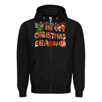 Black in my christmas era Zipper Hoodie - MaliasSmallBusiness
