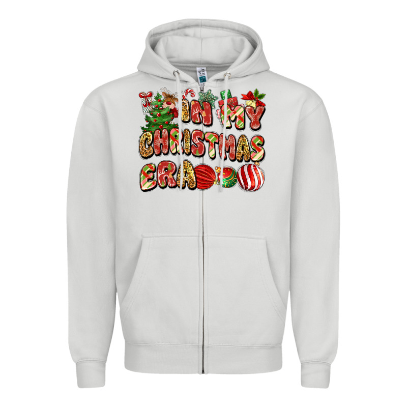 In My Christmas Era Zipper Hoodie by MaliasSmallBusiness | Teevron