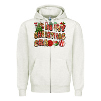 Oatmeal Heather in my christmas era Zipper Hoodie - MaliasSmallBusiness