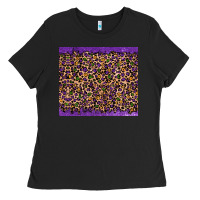 Black mardi gras leopard Ladies Tee - RanaPortraitStore