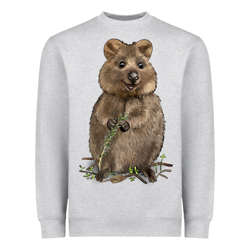 Quokka Heavyweight Sweatshirt by LillyAllenDesigns | Teevron
