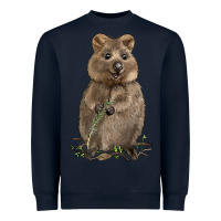 Navy Quokka Heavyweight Sweatshirt - LillyAllenDesigns