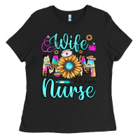 Black wife mom nurse Ladies Tee - JahusDesignShop