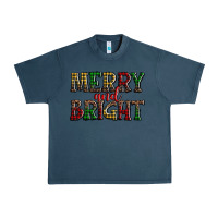 Midnight Navy merry and bright Urban Heavy Tee - AdoDesignShop