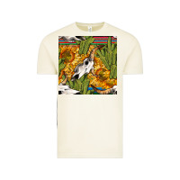 Vintage Arctic western bull skull seamless pattern Vintage Tee - BundleAndBundleShop