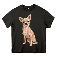 Asphalt chihuahua Heavy Core Tee - RanaPortraitStore