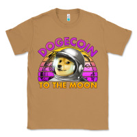 Toasted Coconut doge coin to the moon 80's retro sunset Classic Tee - Jasminsmagicworld