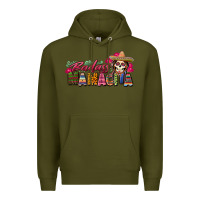 Army Green Badass Mamacita Premium Hoodie - texasbilliewilder