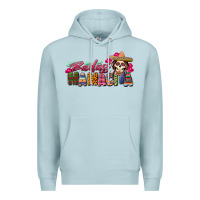 Blue Mist Badass Mamacita Premium Hoodie - texasbilliewilder