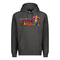 Charcoal Heather Badass Mamacita Premium Hoodie - texasbilliewilder