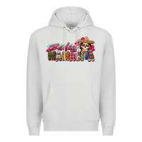 Dove Grey Badass Mamacita Premium Hoodie - texasbilliewilder