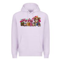 Lilac Badass Mamacita Premium Hoodie - texasbilliewilder