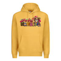 Mustard Badass Mamacita Premium Hoodie - texasbilliewilder