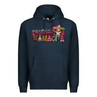 Navy Badass Mamacita Premium Hoodie - texasbilliewilder