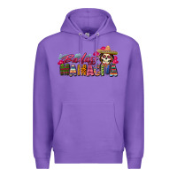 Purple Badass Mamacita Premium Hoodie - texasbilliewilder