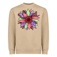 Mushroom easter spring sunflower Heavyweight Sweatshirt - Jasminsmagicworld